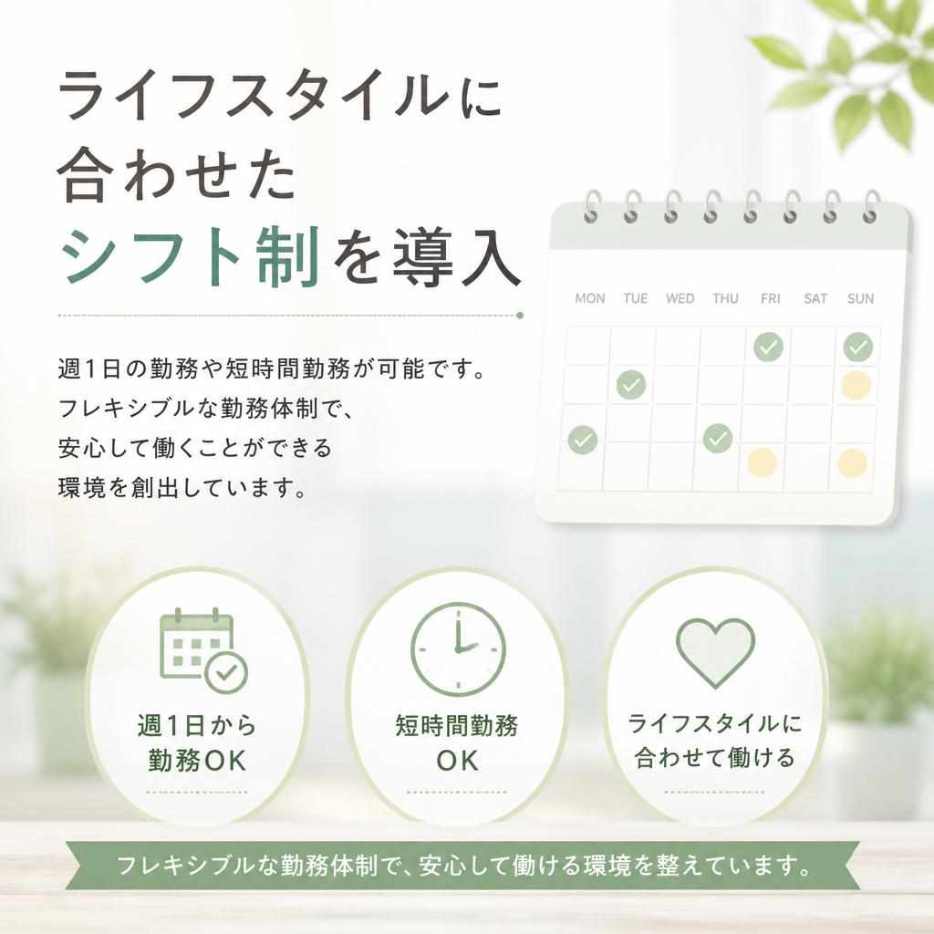 働きやすい環境を整備